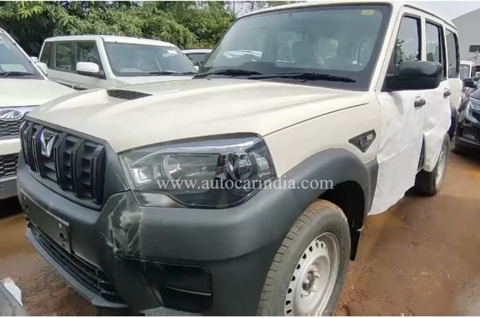 Mahindra Scorpio Classic spied undisguised, to get revised suspension